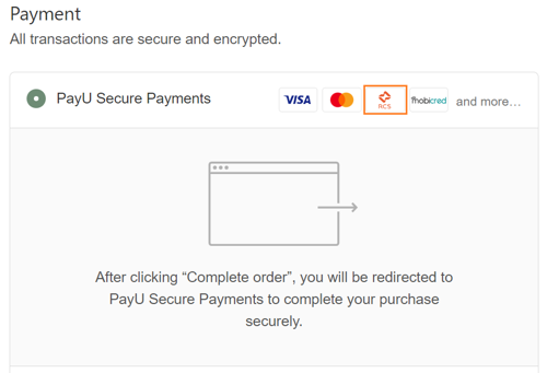 Making purchases with RCS Credit Card